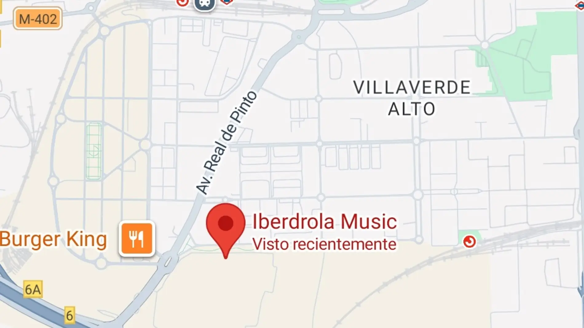Ubicación del Iberdrola Music Ubicación del Iberdrola Music