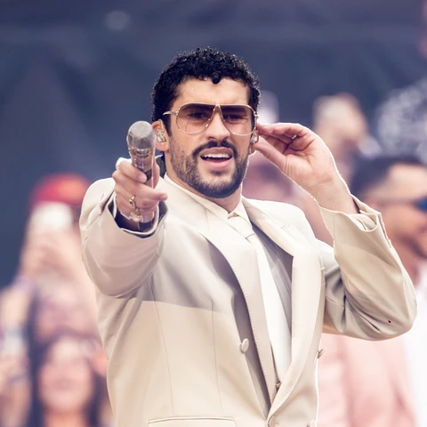 Bad Bunny en su último concierto en el Metropolitano de Madrid Bad Bunny en su último concierto en el Metropolitano de Madrid