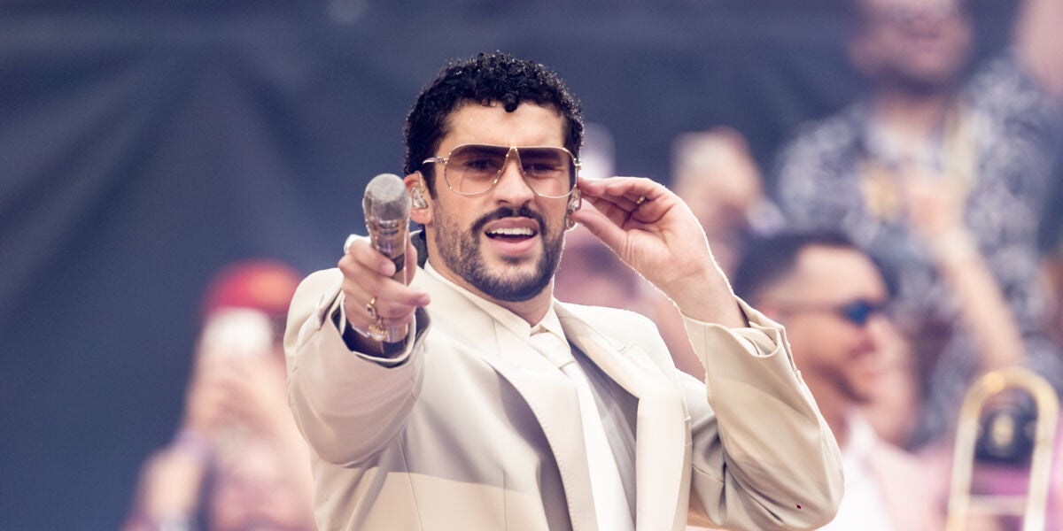 Bad Bunny en su &uacute;ltimo concierto en el Metropolitano de Madrid