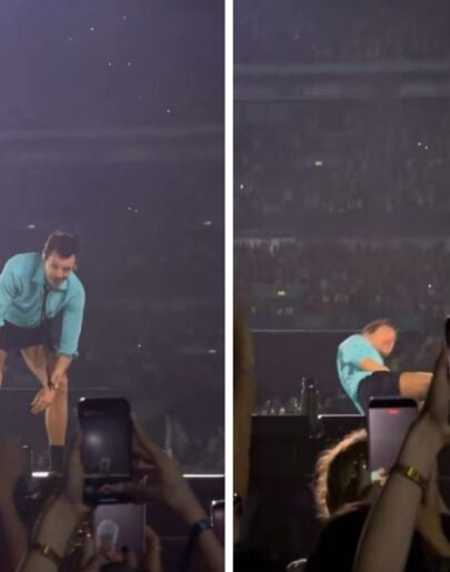 Harry Styles, durante su concierto en Londres.