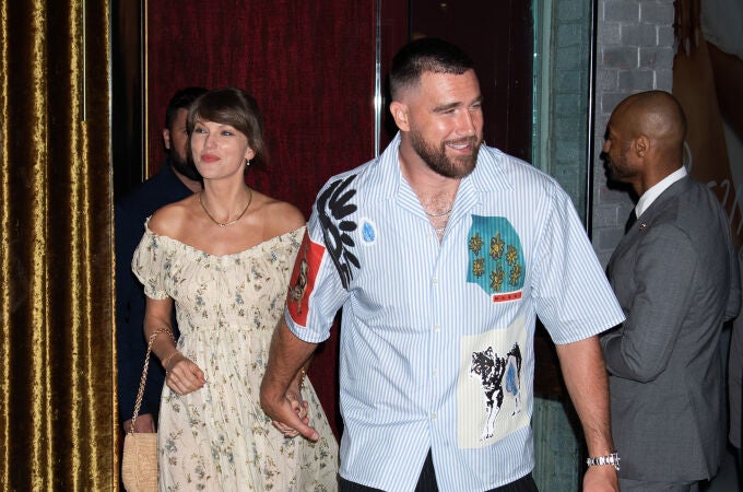 Taylor Swift y Travis Kelce en mayo de 2026