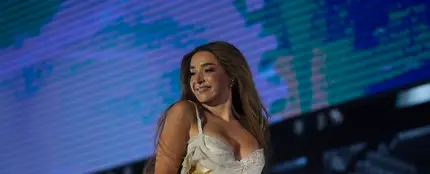 Lola Índigo, en el concierto del 11 de junio en Sevilla. Lola Índigo, en el concierto del 11 de junio en Sevilla.