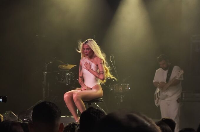 Elena Rose en el concierto de La Riviera de Madrid