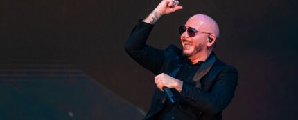 Pitbull en su concierto en Londres
