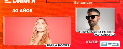 Paula Koops, protagonista del concierto Europa FM de la Semana Grande de Santander Paula Koops, protagonista del concierto Europa FM de la Semana Grande de Santander
