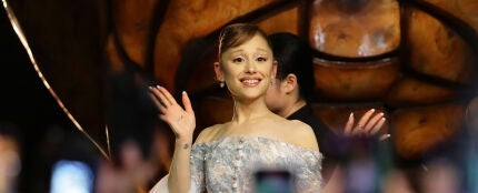 Ariana Grande en la premier de 'Wicked II'