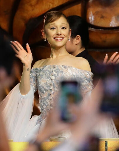 Ariana Grande en la premier de 'Wicked II'