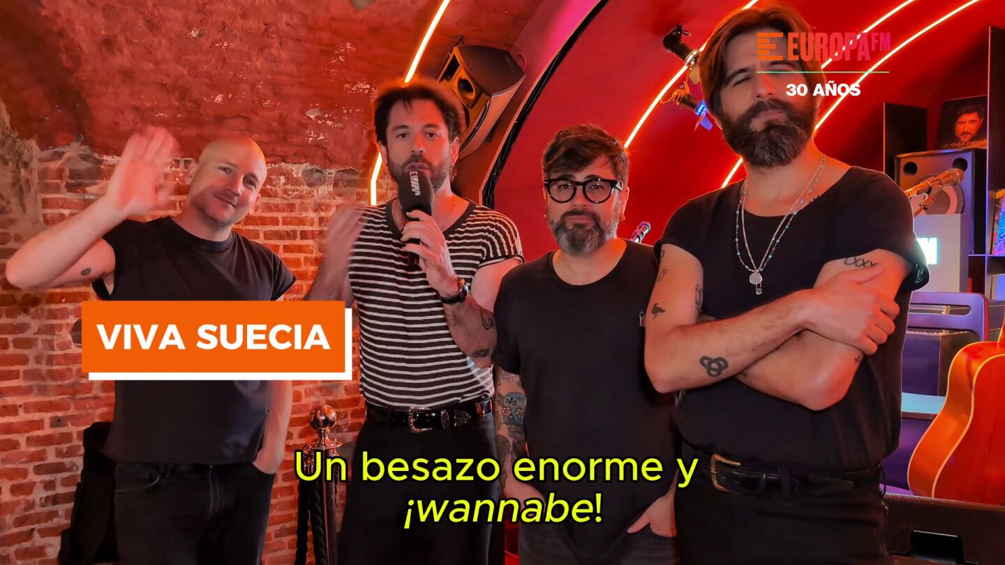 Alejo Sauras, Blanca Paloma, Efecto Mariposa, Nía y Viva Suecia felicitan a Europa FM por sus 30 años
