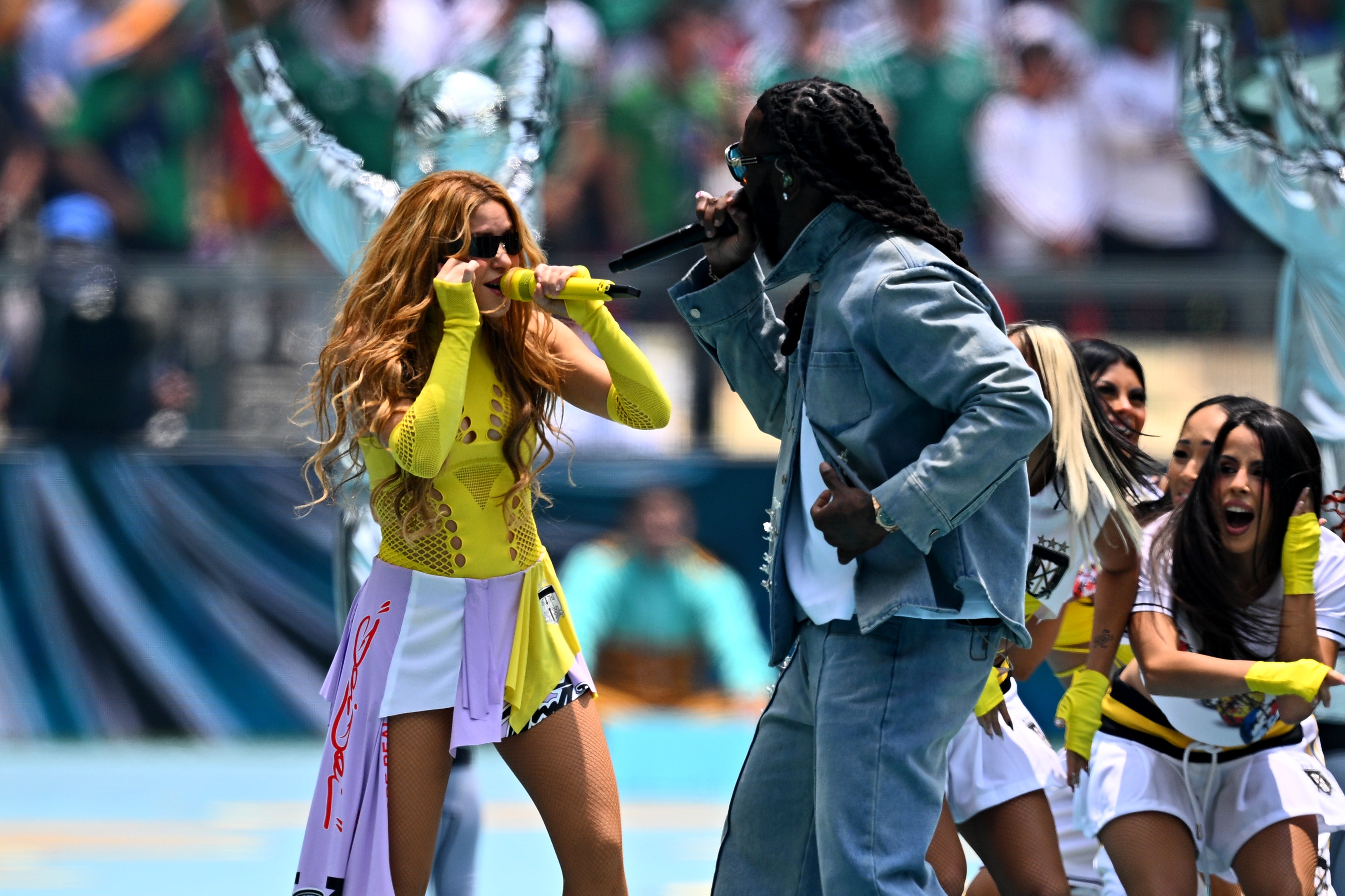 Shakira y Burna Boy, en la ceremonia de inauguración del Mundial de fútbol 2026 Shakira y Burna Boy, en la ceremonia de inauguración del Mundial de fútbol 2026