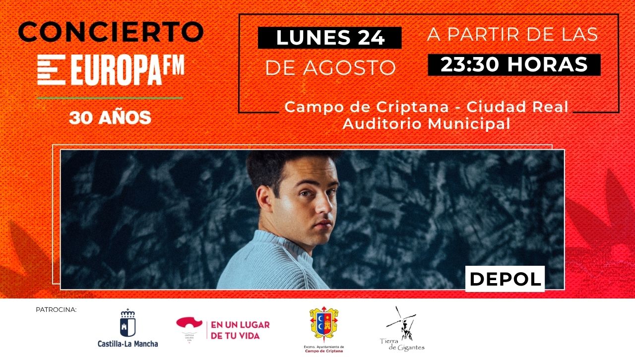 Disfruta del concierto de DePol en Campo de Criptana (Ciudad Real) Disfruta del concierto de DePol en Campo de Criptana (Ciudad Real)
