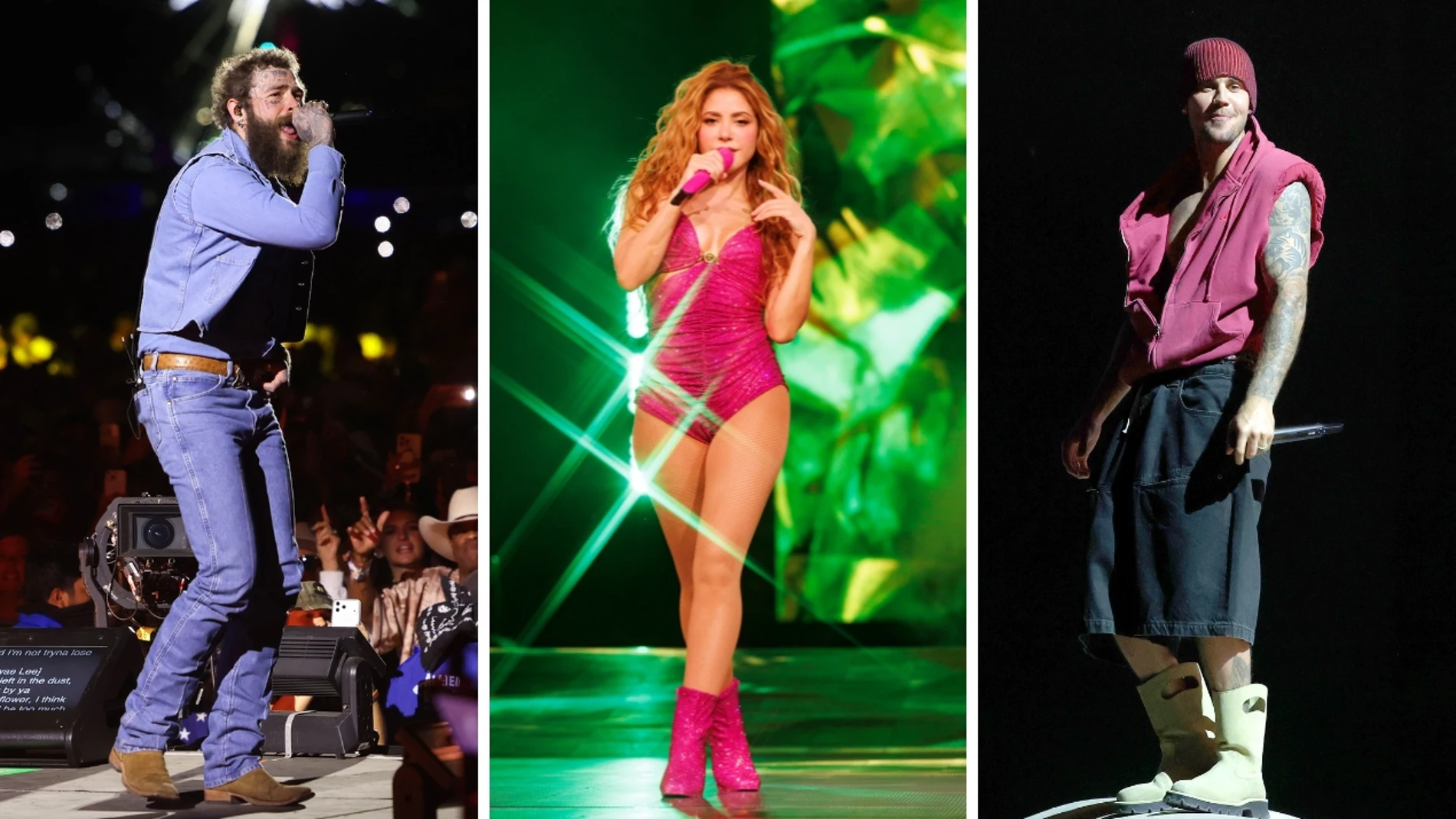 Post Malone, Shakira y Justin Bieber, protagonistas de la final del Mundial de fútbol 2026 Post Malone, Shakira y Justin Bieber, protagonistas de la final del Mundial de fútbol 2026