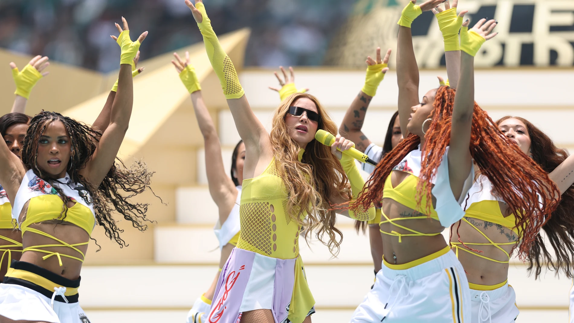 Shakira, en la ceremonia de inauguración del Mundial de fútbol 2026 en CDMX. Shakira, en la ceremonia de inauguración del Mundial de fútbol 2026 en CDMX.