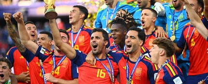 La selección española tras proclamarse campeona del mundo 2026 La selección española tras proclamarse campeona del mundo 2026