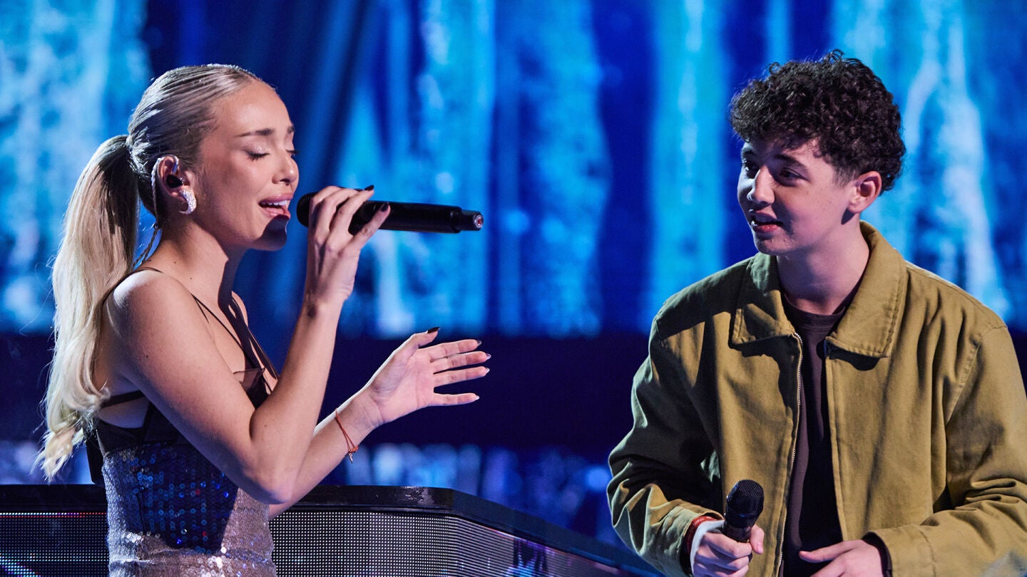 Ana Mena y Marco en La Voz Kids