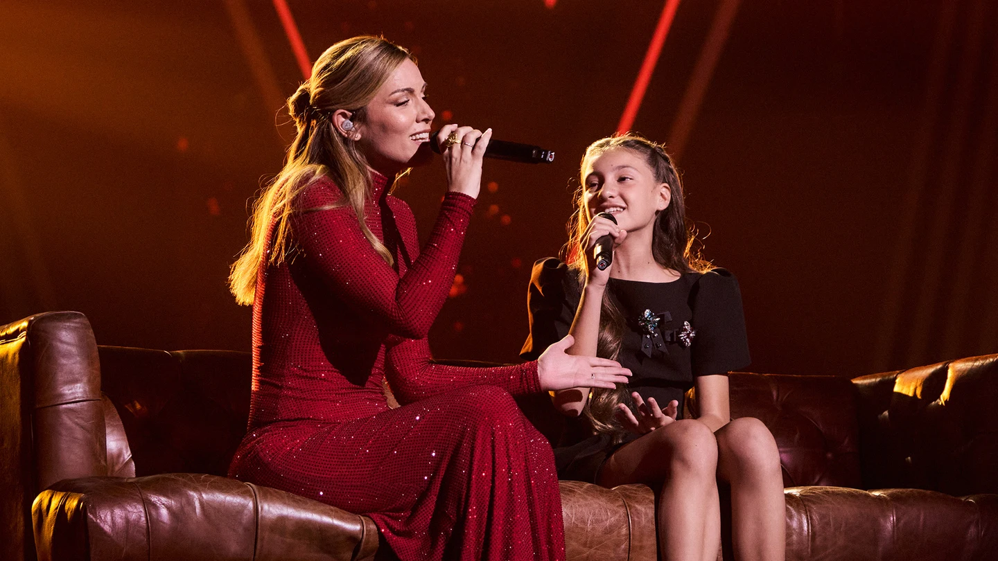Edurne y Martina en La Voz Kids Edurne y Martina en La Voz Kids