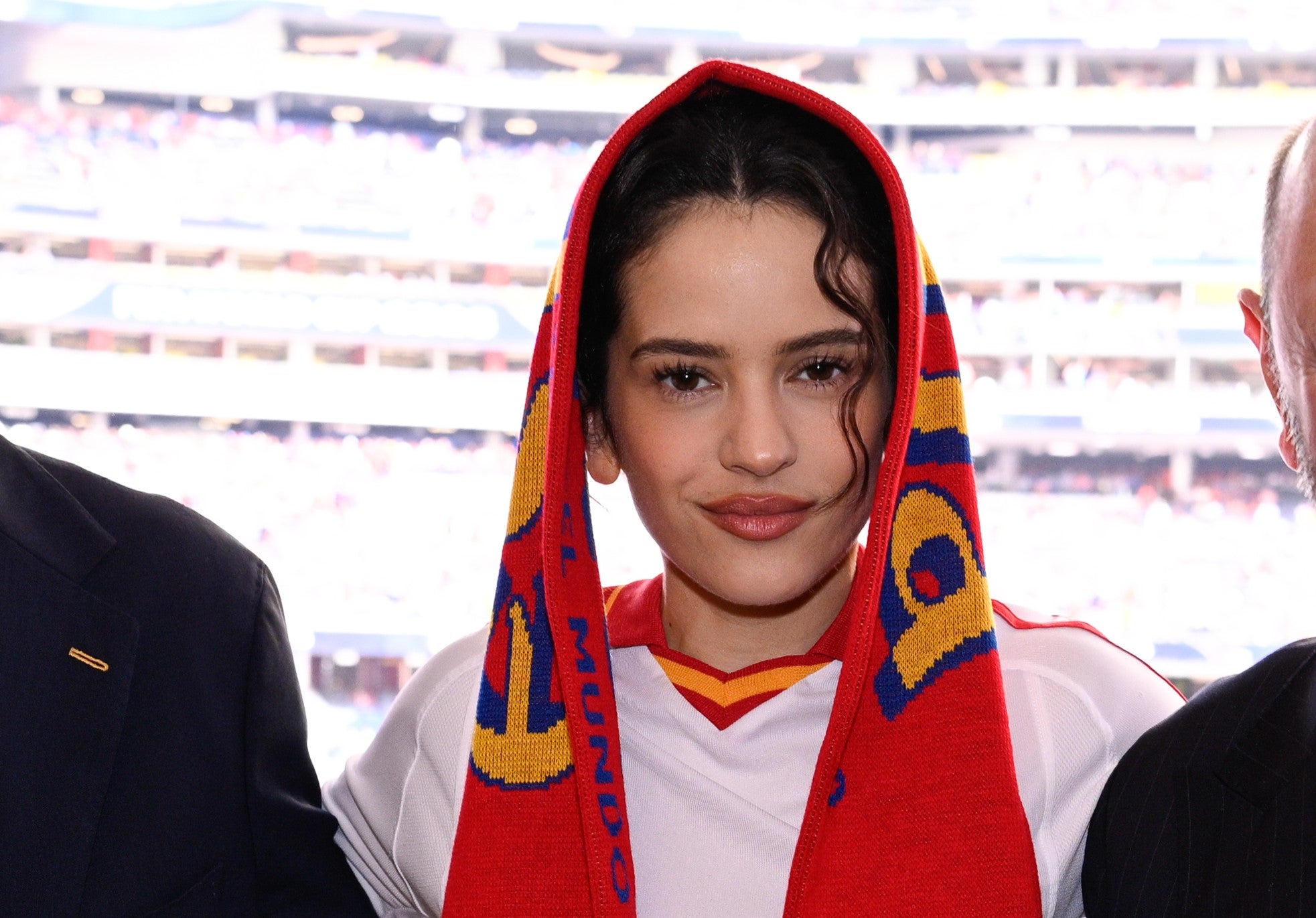 Rosalía en el partido de España y Austria del Mundial 2026 Rosalía en el partido de España y Austria del Mundial 2026