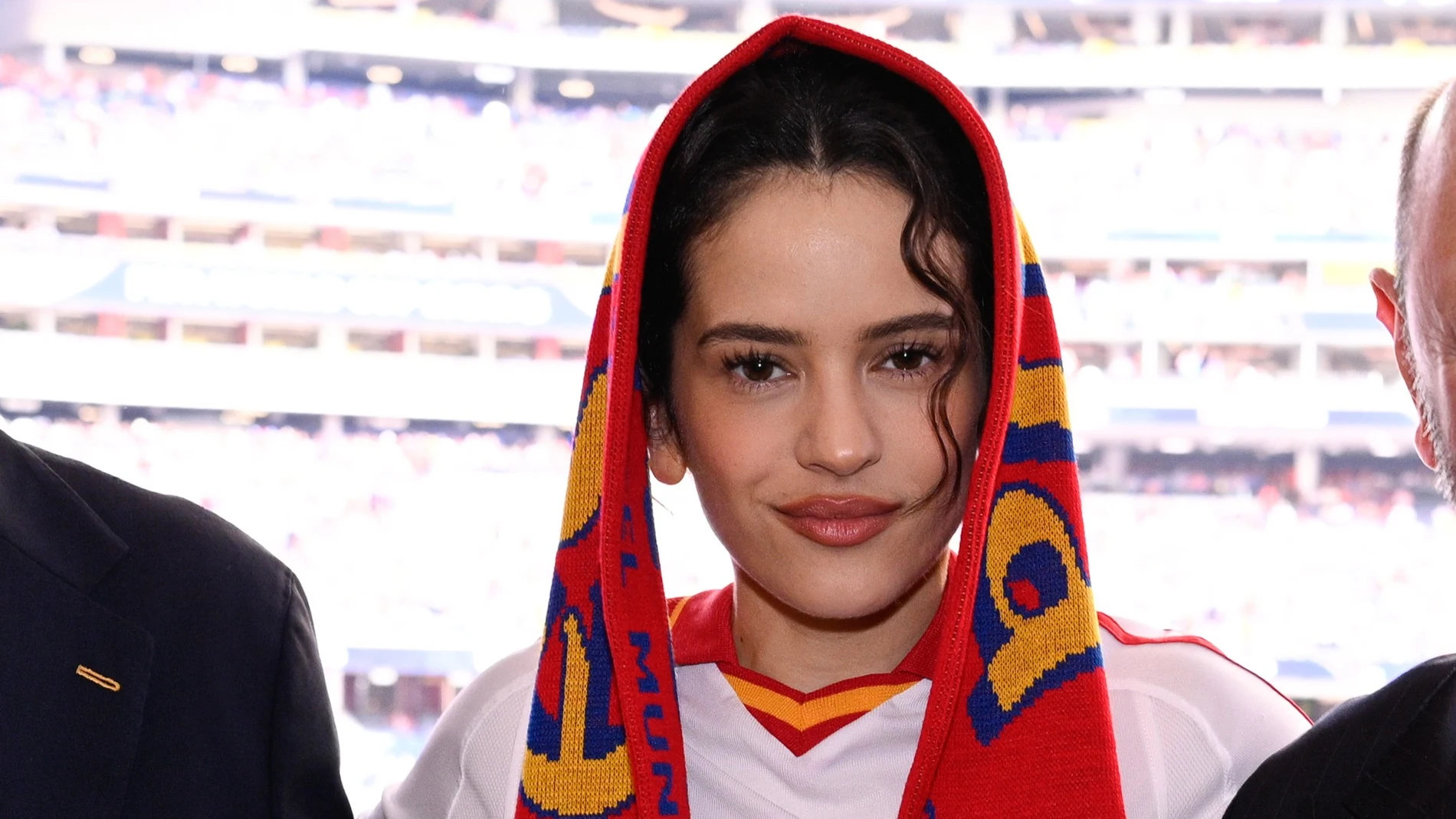 Rosalía en el partido de España y Austria del Mundial 2026 Rosalía en el partido de España y Austria del Mundial 2026