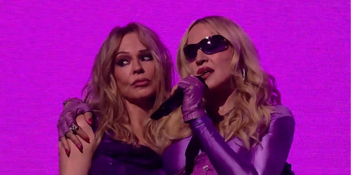 Madonna y Kylie Minogue en el WorldPride de &Aacute;msterdam