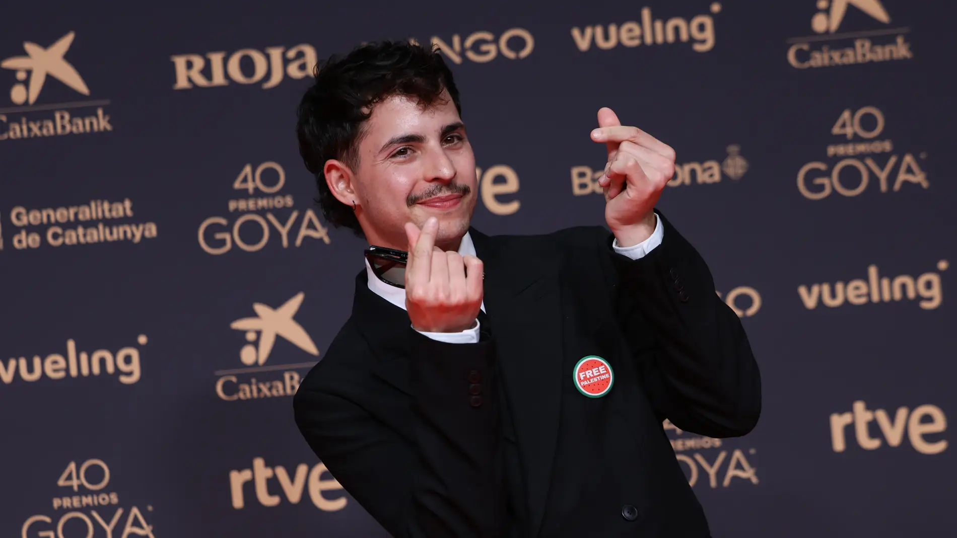 Omar Banana en la alfombra roja de los Goya 2026 Omar Banana en la alfombra roja de los Goya 2026