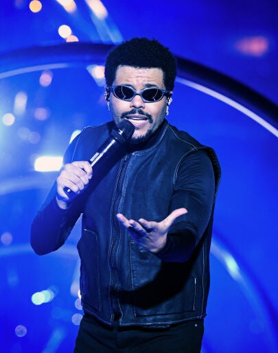 The Weeknd, durante el concierto del 22 de agosto de 2026 en Dublín (Alemania).