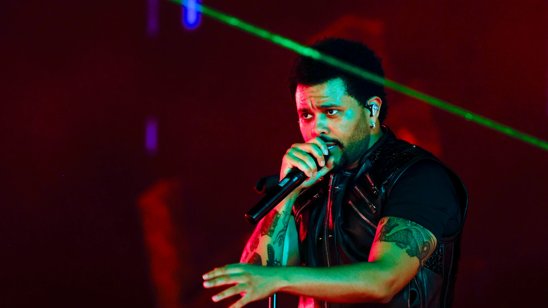 The Weeknd durante un concierto de su gira 'After Hours Til Dawn Tour' The Weeknd durante un concierto de su gira 'After Hours Til Dawn Tour'