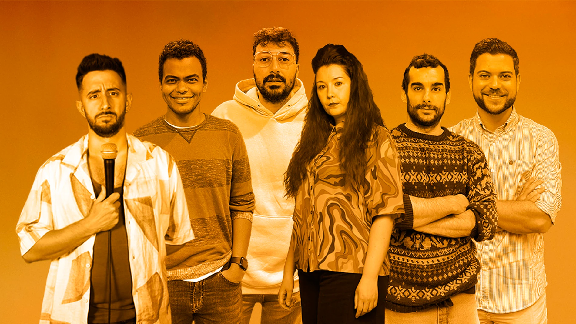 Jorge Yorya, Arturo Panigua, Bertus, Carmen Romero, Juan Sanguino y Santos Solano Jorge Yorya, Arturo Panigua, Bertus, Carmen Romero, Juan Sanguino y Santos Solano