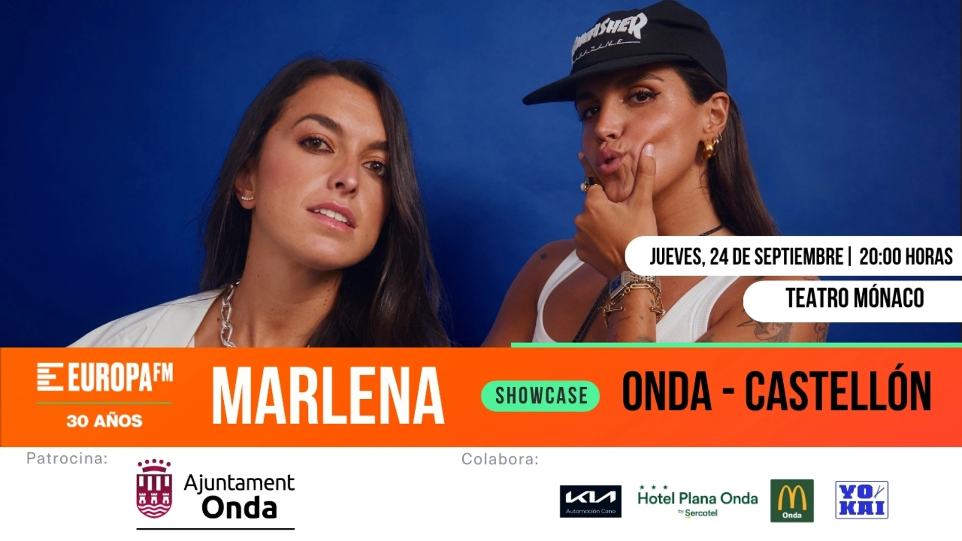 Apúntate al showcase exclusivo de Marlena en Onda (Castellón) Apúntate al showcase exclusivo de Marlena en Onda (Castellón)