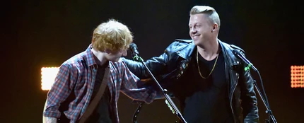 Ed Sheeran y Macklemore en 2014 Ed Sheeran y Macklemore en 2014