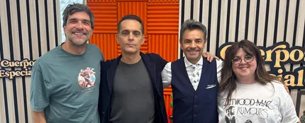 Pedro Alonso y Eugenio Derbez en Cuerpos especiales Pedro Alonso y Eugenio Derbez en Cuerpos especiales