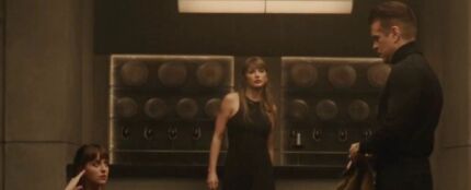 Dakota Jonhson, Colin Farrell y Taylor Swift en el videoclip de 'Patient Zero'
