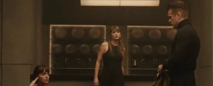 Dakota Jonhson, Colin Farrell y Taylor Swift en el videoclip de 'Patient Zero' Dakota Jonhson, Colin Farrell y Taylor Swift en el videoclip de 'Patient Zero'