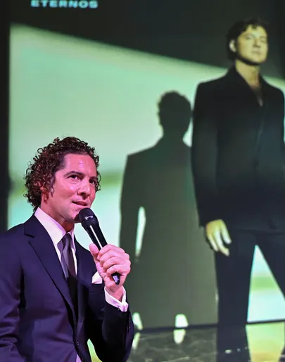 David Bisbal, en la presentación del disco Eternos. David Bisbal, en la presentación del disco Eternos.