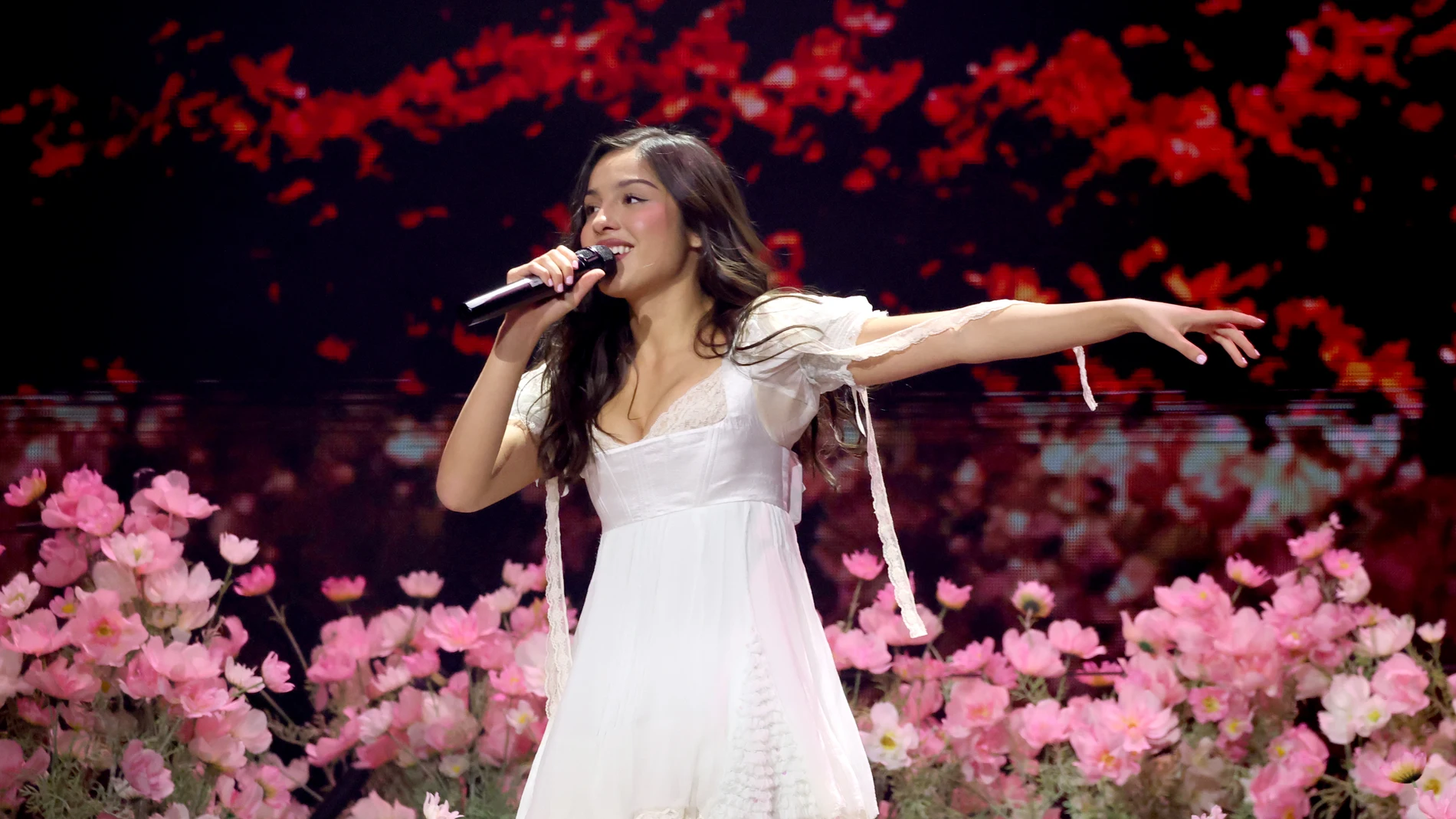 Olivia Rodrigo en el primer concierto de su gira 'The Unraveled Tour', en Hartford (Estados Unidos) Olivia Rodrigo en el primer concierto de su gira 'The Unraveled Tour', en Hartford (Estados Unidos)