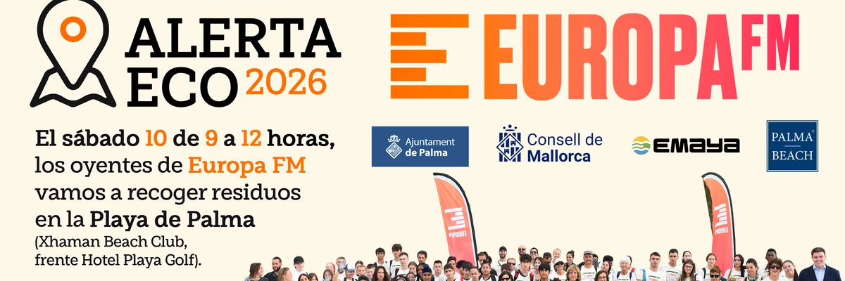 Súmate a la iniciativa Alerta ECOde Europa FM limpiando la playa de Palma el sábado 10 de octubre Súmate a la iniciativa Alerta ECOde Europa FM limpiando la playa de Palma el sábado 10 de octubre