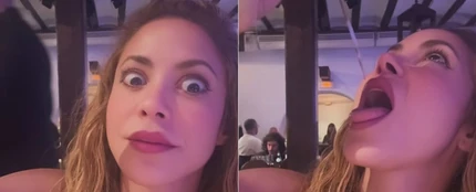 Shakria bebiendo una gota de un vino de 200 años Shakria bebiendo una gota de un vino de 200 años
