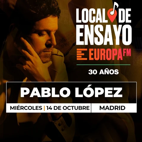Pablo López, nuevo artista en Local de Ensayo Europa FM Pablo López, nuevo artista en Local de Ensayo Europa FM