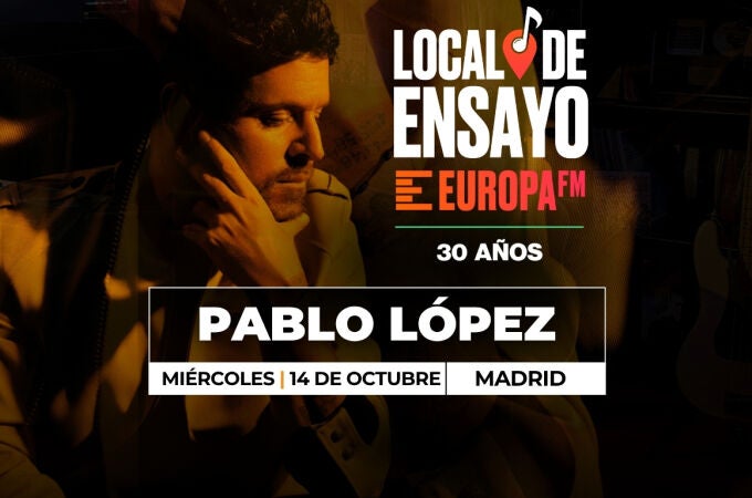 Pablo López, nuevo artista en Local de Ensayo Europa FM