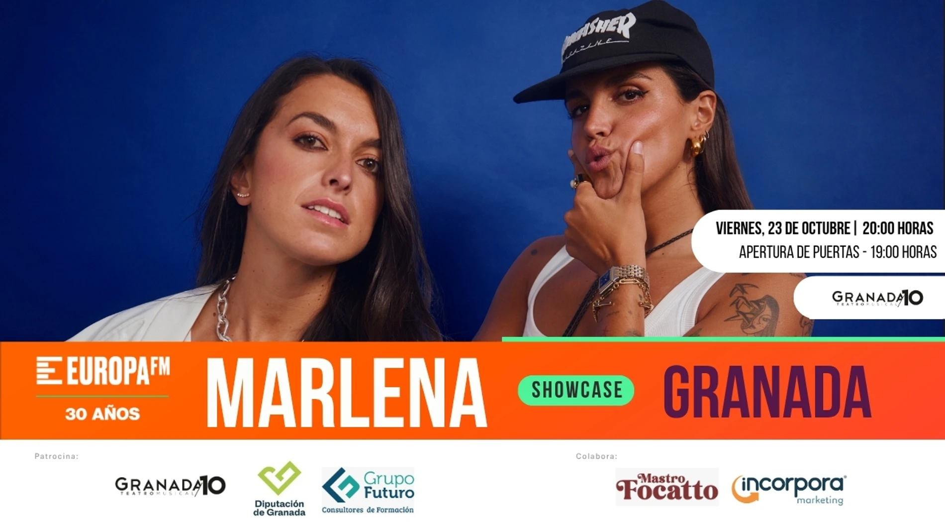Marlena celebra 30 años de Europa FM con un showcase exclusivo en Granada Marlena celebra 30 años de Europa FM con un showcase exclusivo en Granada