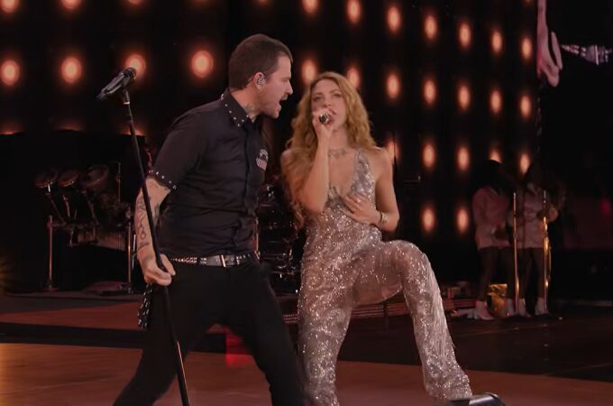 Shakira y Dani Martín en el último concierto de Shakira en Madrid Shakira y Dani Martín en el último concierto de Shakira en Madrid