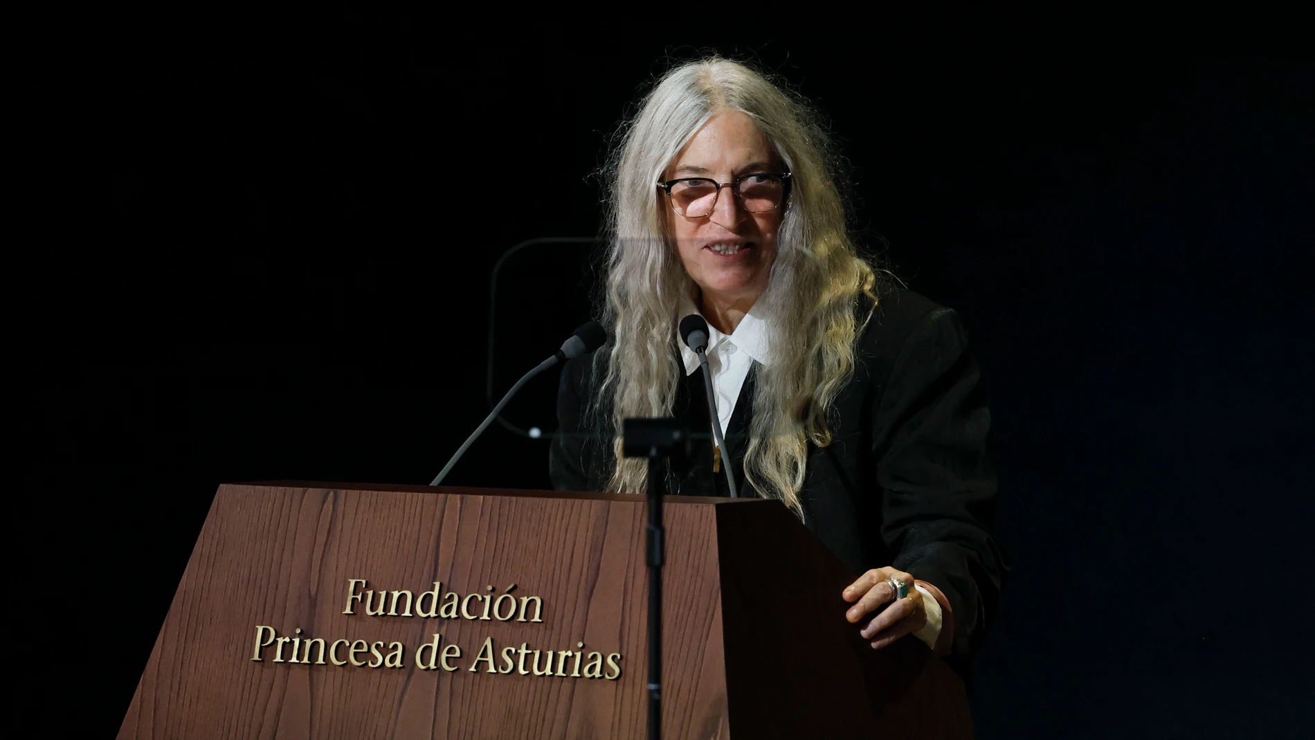 Patti Smith recoge el Premio Princesa de Asturias de las Artes Patti Smith recoge el Premio Princesa de Asturias de las Artes