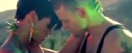 Rihanna y Justin Timberlake en el v&iacute;deo de Rehab