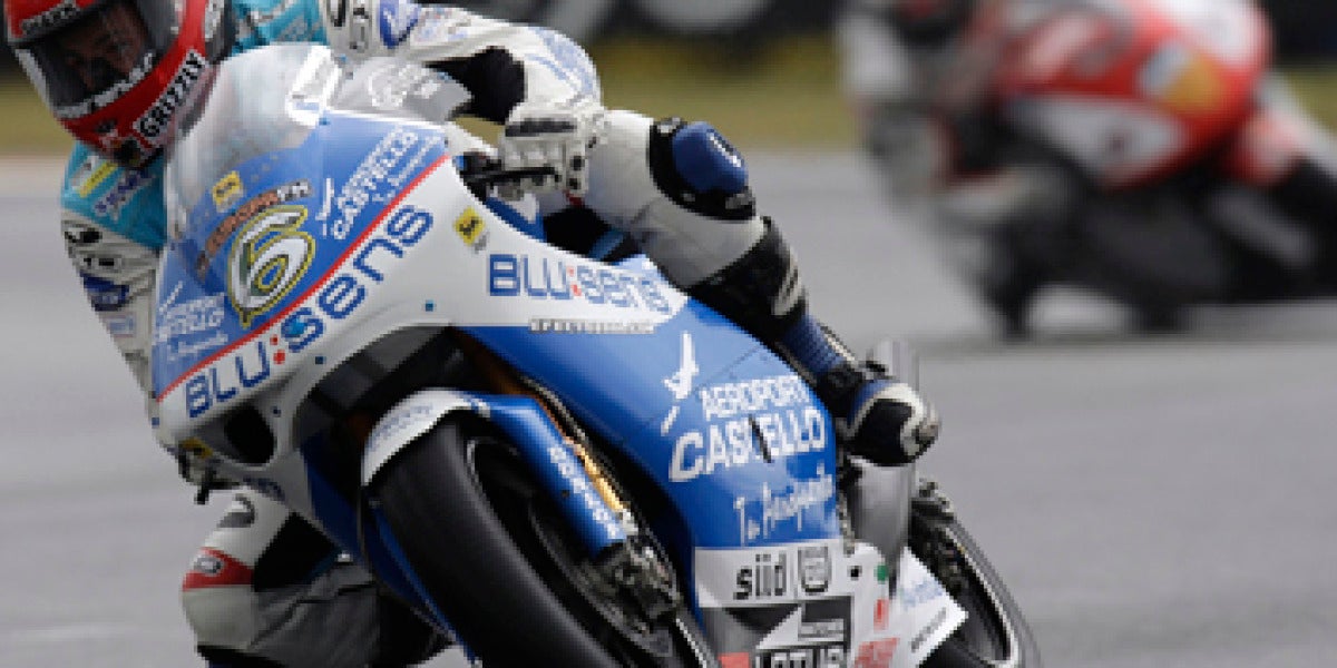 Álex Debón durante el GP de Le Mans