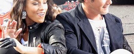 Alicia Keys y Alejandro Sanz