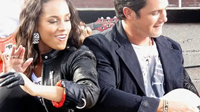Alicia Keys y Alejandro Sanz