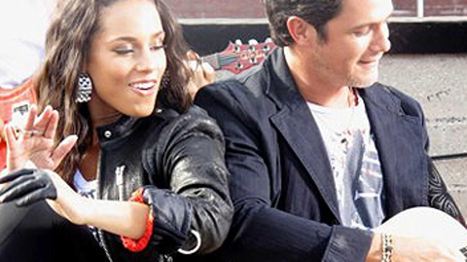 Alicia Keys y Alejandro Sanz Alicia Keys y Alejandro Sanz