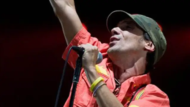 Manu Chao, durante un concierto