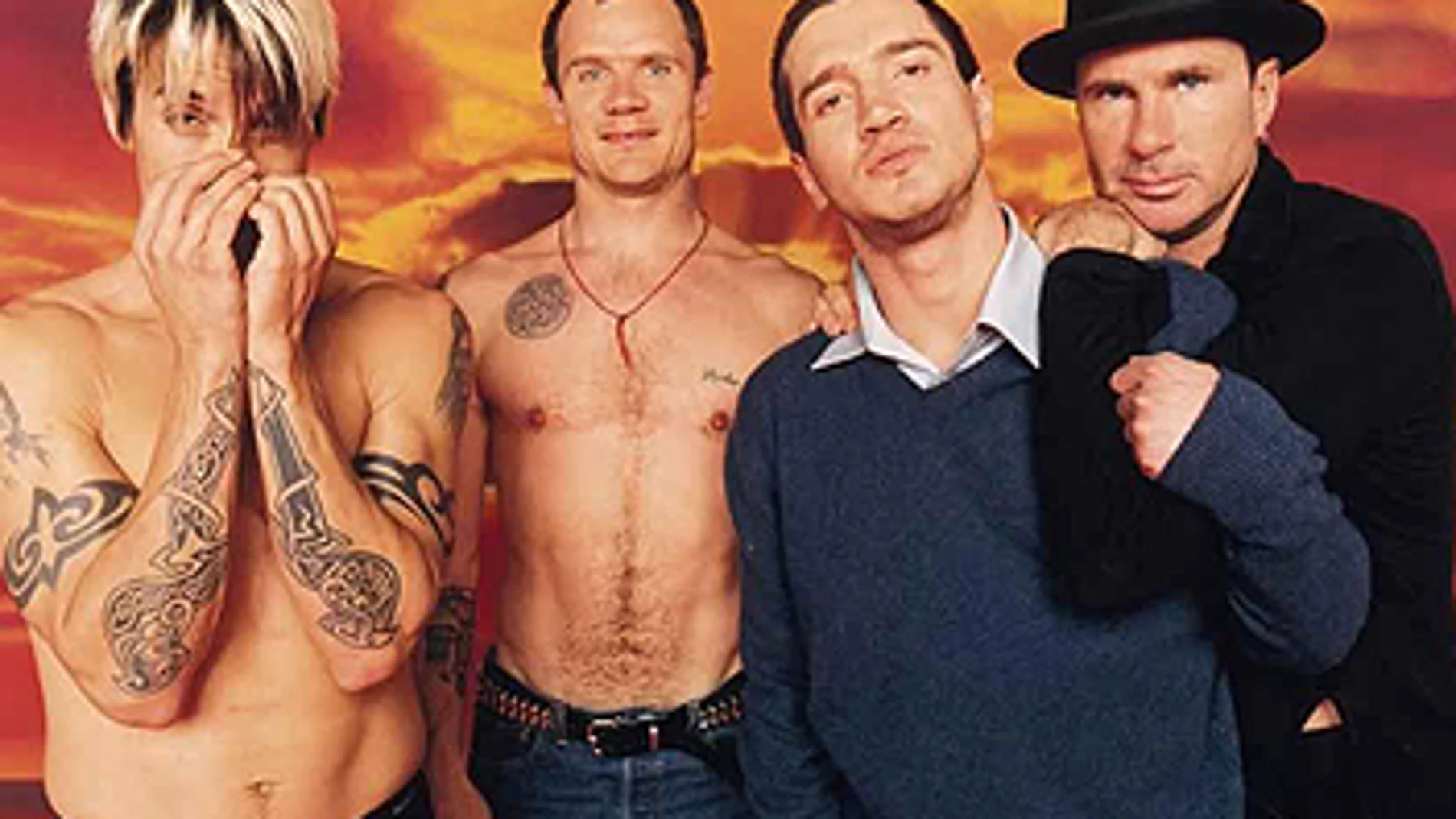 Los integrantes de Red Hot Chili Peppers Los integrantes de Red Hot Chili Peppers