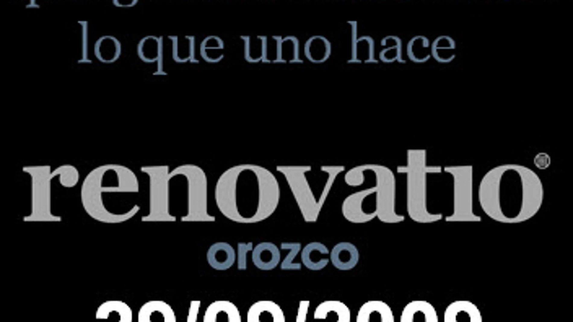 Antonio Orozco, Renovatio... en septiembre Antonio Orozco, Renovatio... en septiembre