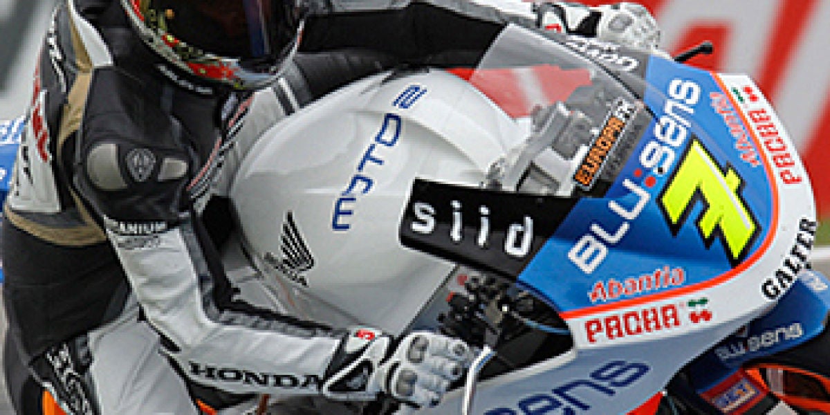 Alex Crivillé prueba en Assen la BQR Honda-Moto 2