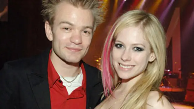 Avril y su ex marido Deryck